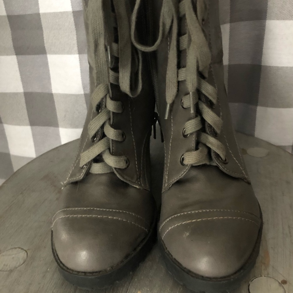 Wet Seal grey boots